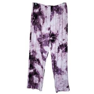 Lilac & London Medium Purple Tie Dye Sweatpants